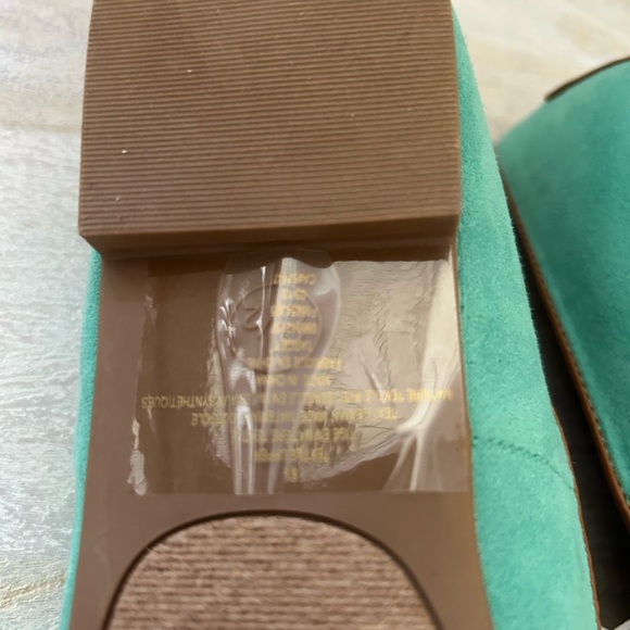 NWT MERONA Women's Mali Green Loafers Flats Shoes Brown Tassels Mint NEW SZ 8.5 - Picture 5 of 7